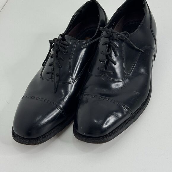 Florsheim 17067-01 Lexington Cap Toe 5-Eye Dress Oxfords Men\'s US Black 11 D